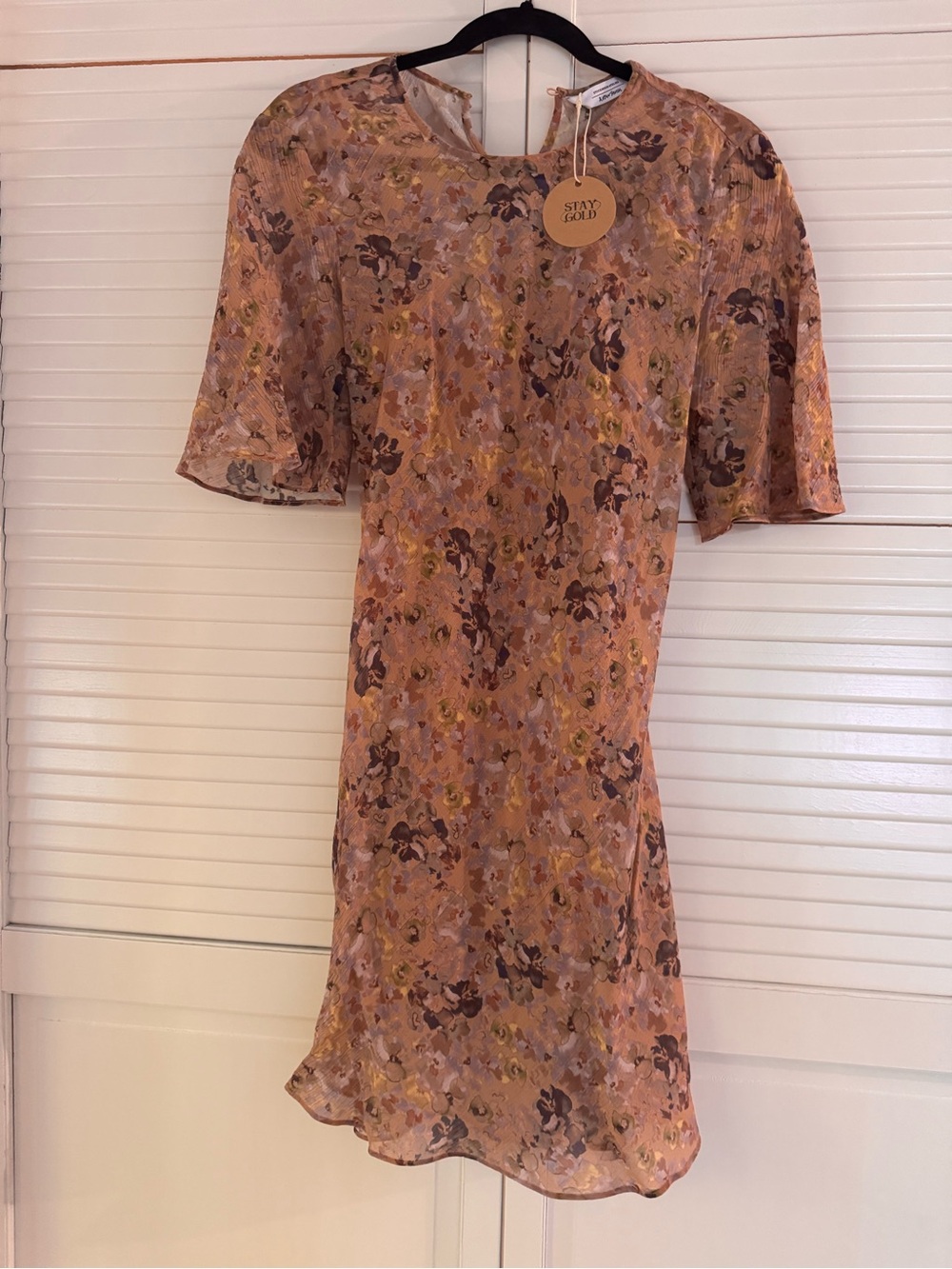 & Other Stories Purple Floral Dress
